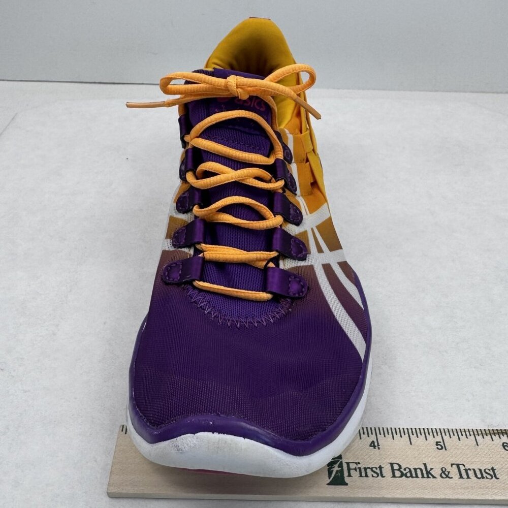 Asics Womens Size 8.5 Purple Orange Sana Athletic Running Shoes Lace Up S465N - Picture 11 of 13